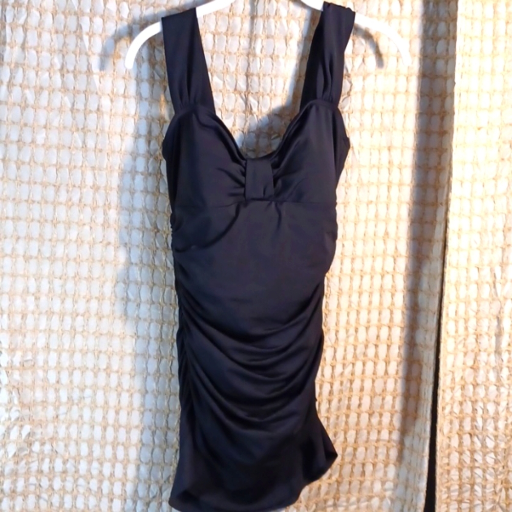 Black dress bathingsuit INC SZ 10